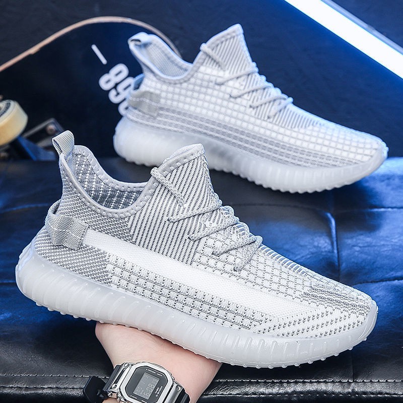 men-s-and-women-s-coconut-shoes-mesh-breathable-flying-woven-sports-shoes-autumn-popular-running-sho