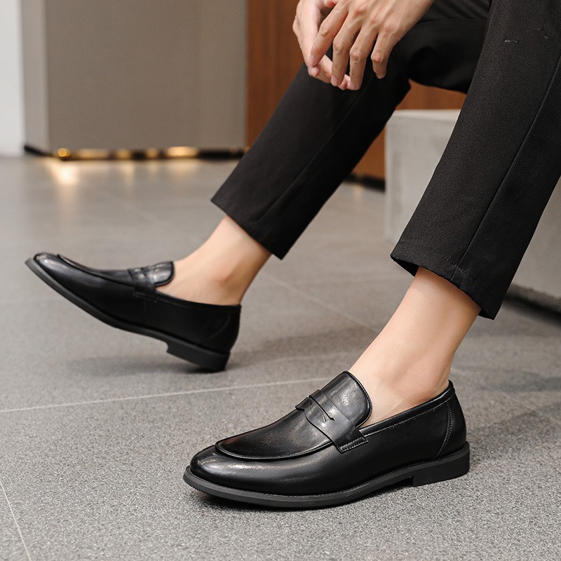Summer Men's Shoes Leather Soft Sole Soft Surface